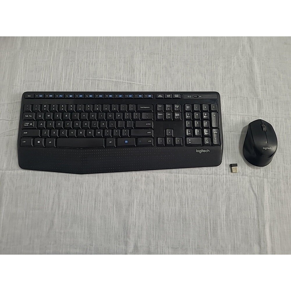 Logitech Wireless K345 Kepboard And M275 Mouse. Tested-Working!